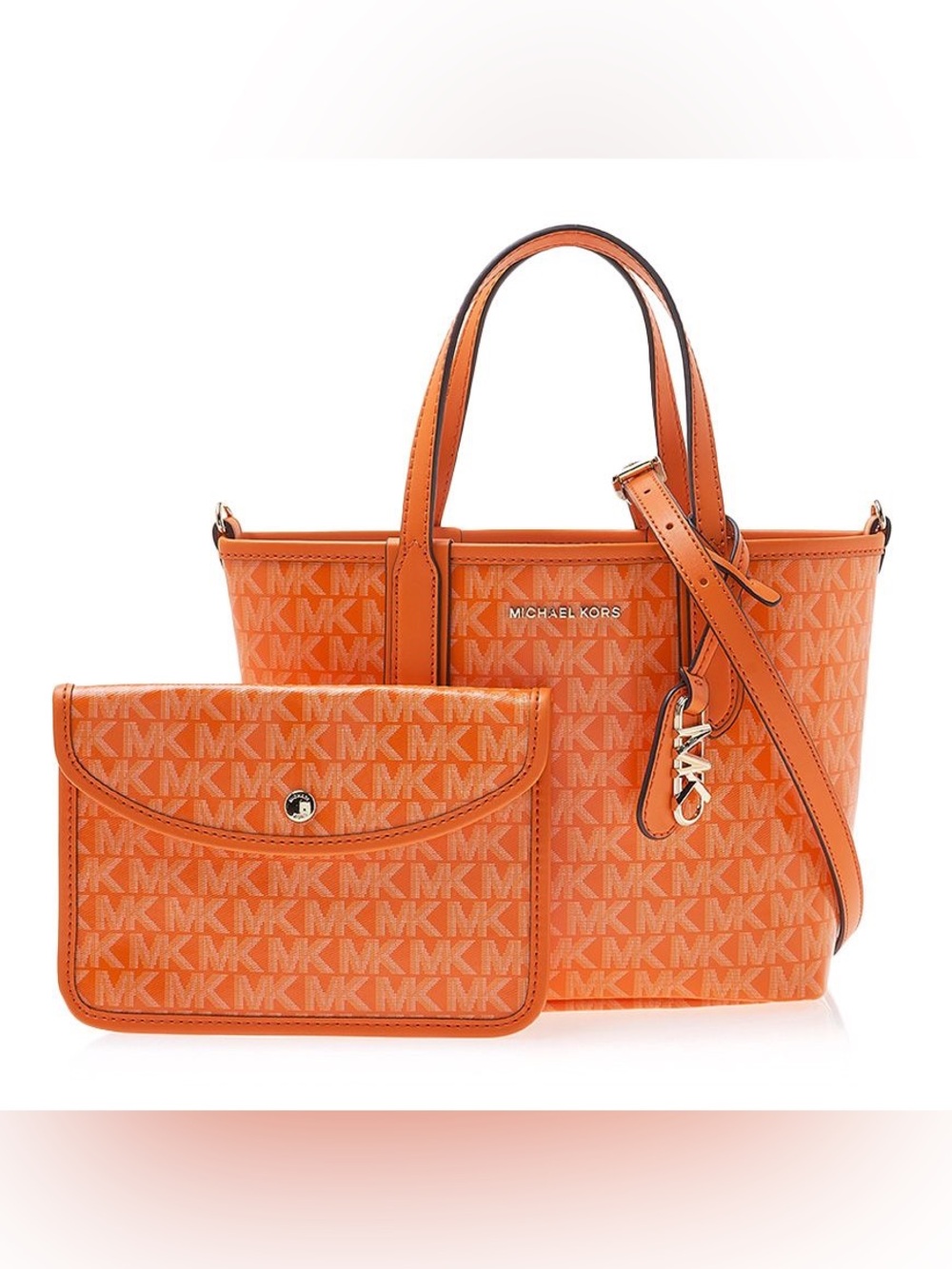 Michael Kors Eliza Extra small Open Tote with Matching Wallet